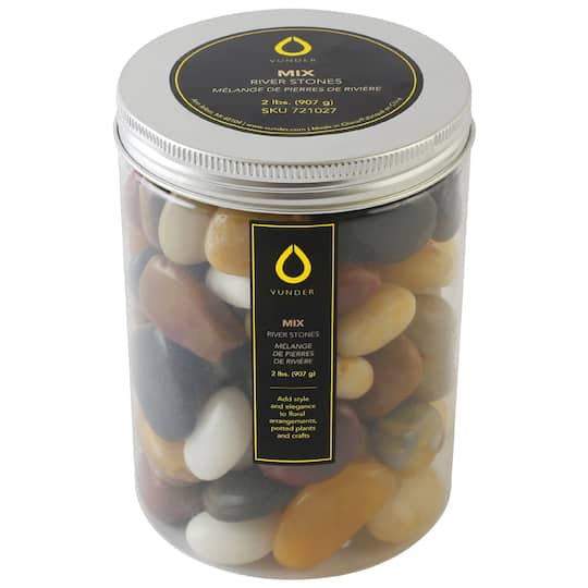 12 Pack: Vunder™ Mixed River Stones